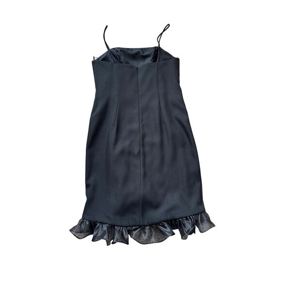 JBS Boutique, Womens Cocktail Dress, size 10, Black, flared, ruffle - Picture 1 of 9